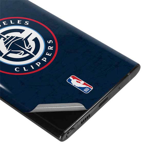 NBA Los Angeles Clippers Distressed Blue Galaxy Note 10 Plus Skin
