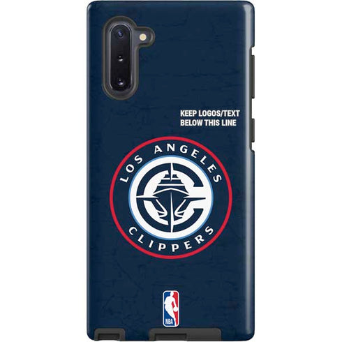 NBA Los Angeles Clippers Distressed Blue Galaxy Cases