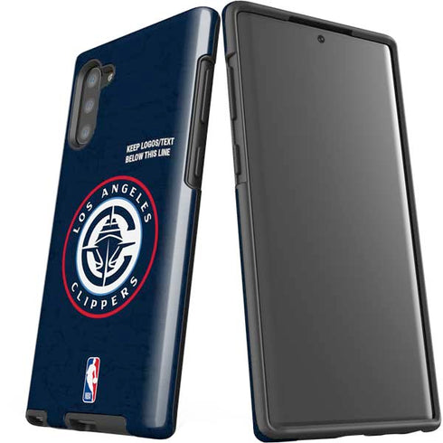 NBA Los Angeles Clippers Distressed Blue Galaxy Note 10 Pro Case