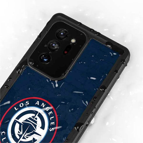 NBA Los Angeles Clippers Distressed Blue Galaxy Note20 Ultra 5G Waterproof Case