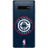 NBA Los Angeles Clippers Distressed Blue Galaxy S10 Plus Skin