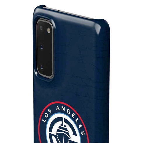 NBA Los Angeles Clippers Distressed Blue Galaxy S20 Lite Case