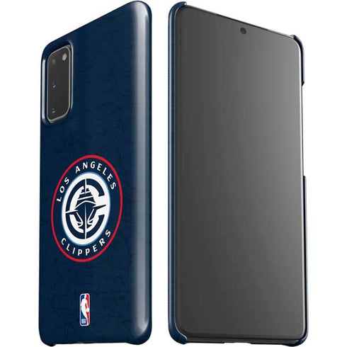 NBA Los Angeles Clippers Distressed Blue Galaxy S20 Lite Case