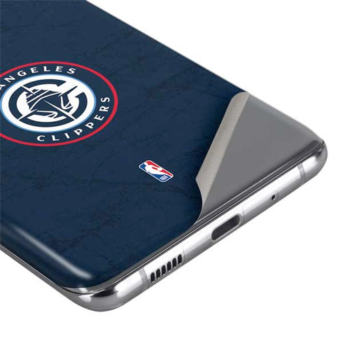 NBA Los Angeles Clippers Distressed Blue Galaxy S20 Ultra 5G Skin