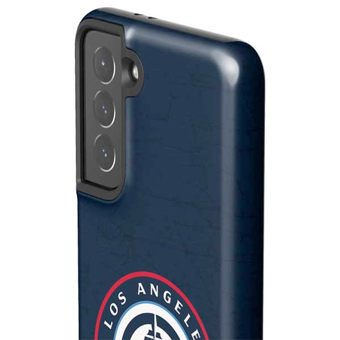 NBA Los Angeles Clippers Distressed Blue Galaxy S21 5G Pro Case