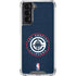 NBA Los Angeles Clippers Distressed Blue Galaxy S22 Clear Case