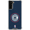NBA Los Angeles Clippers Distressed Blue Galaxy S22 Plus Clear Case