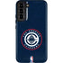 NBA Los Angeles Clippers Distressed Blue Galaxy S22 Plus Pro Case