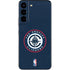 NBA Los Angeles Clippers Distressed Blue Galaxy S22 Skin