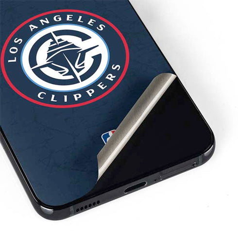 NBA Los Angeles Clippers Distressed Blue Galaxy S22 Skin