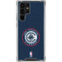 NBA Los Angeles Clippers Distressed Blue Galaxy S22 Ultra Clear Case