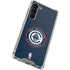 NBA Los Angeles Clippers Distressed Blue Galaxy S24 FE Clear Case