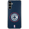 NBA Los Angeles Clippers Distressed Blue Galaxy S24 Plus Clear Case