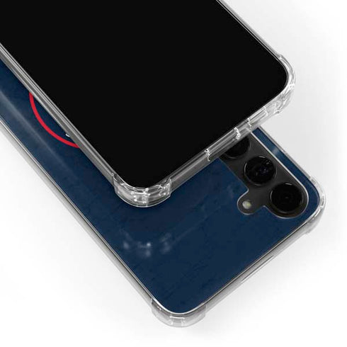 NBA Los Angeles Clippers Distressed Blue Galaxy S24 Plus Clear Case