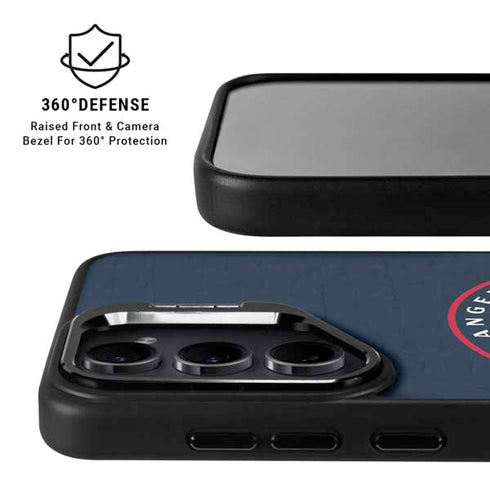 NBA Los Angeles Clippers Distressed Blue Galaxy S25 Plus Kickstand Case