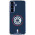 NBA Los Angeles Clippers Distressed Blue Galaxy S25 Plus Clear Case