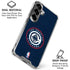 NBA Los Angeles Clippers Distressed Blue Galaxy S26 Clear Case