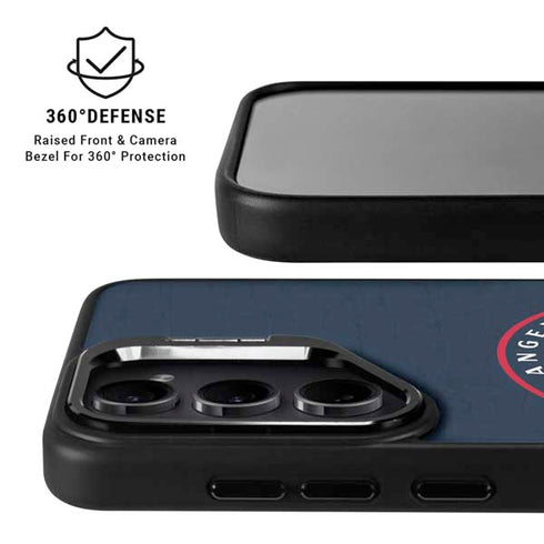 NBA Los Angeles Clippers Distressed Blue Galaxy S26 Kickstand Case