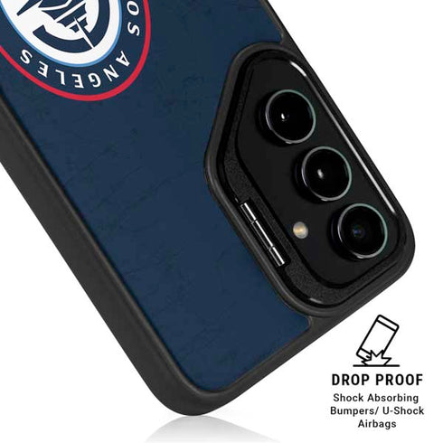 NBA Los Angeles Clippers Distressed Blue Galaxy S26 Kickstand Case