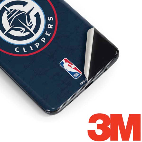 NBA Los Angeles Clippers Distressed Blue Galaxy S9 Plus Skin