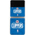 NBA Los Angeles Clippers Distressed Blue Galaxy Z Flip4 5G Skin