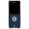 NBA Los Angeles Clippers Distressed Blue Galaxy Z Flip5 5G Clear Case