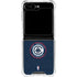 NBA Los Angeles Clippers Distressed Blue Galaxy Z Flip5 5G Clear Case