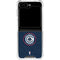 NBA Los Angeles Clippers Distressed Blue Galaxy Z Flip6 Clear Case