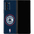 NBA Los Angeles Clippers Distressed Blue Galaxy Z Fold2 5G Skin