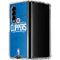 NBA Los Angeles Clippers Distressed Blue Galaxy Z Fold4 5G Clear Case