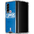 NBA Los Angeles Clippers Distressed Blue Galaxy Z Fold4 5G Clear Case