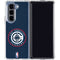 NBA Los Angeles Clippers Distressed Blue Galaxy Z Fold5 5G Clear Case