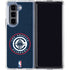 NBA Los Angeles Clippers Distressed Blue Galaxy Z Fold5 5G Clear Case