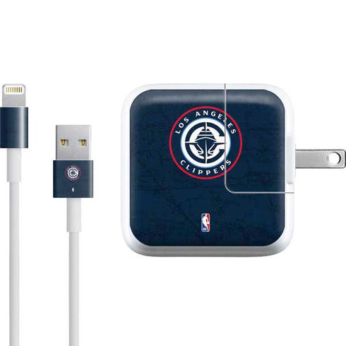 NBA Los Angeles Clippers Distressed Blue iPad Charger (10W USB) Skin