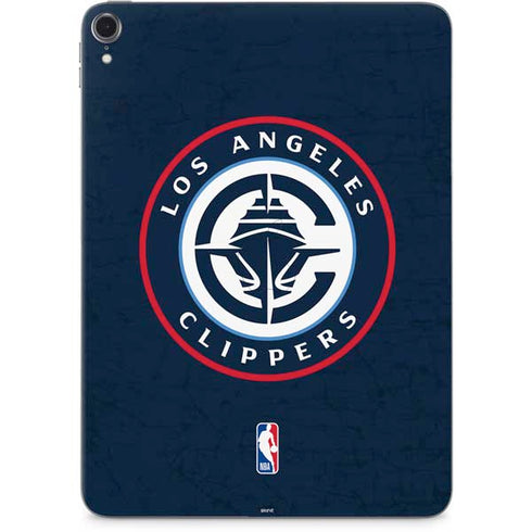 NBA Los Angeles Clippers Distressed Blue Apple iPad Pro Skin