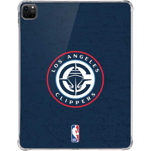 NBA Los Angeles Clippers Distressed Blue iPad Pro 11in (2024) Clear Case