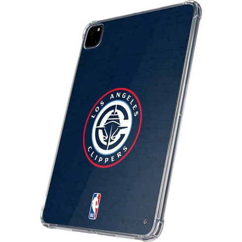 NBA Los Angeles Clippers Distressed Blue iPad Pro 11in (2024) Clear Case