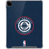 NBA Los Angeles Clippers Distressed Blue iPad Pro 12.9in (2020) Clear Case