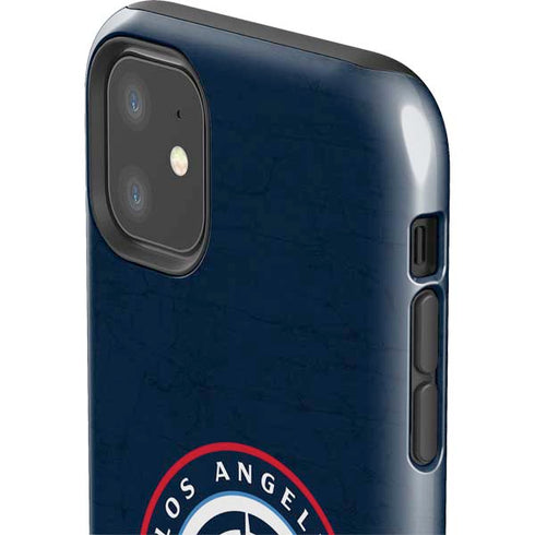 NBA Los Angeles Clippers Distressed Blue iPhone 11 Impact Case