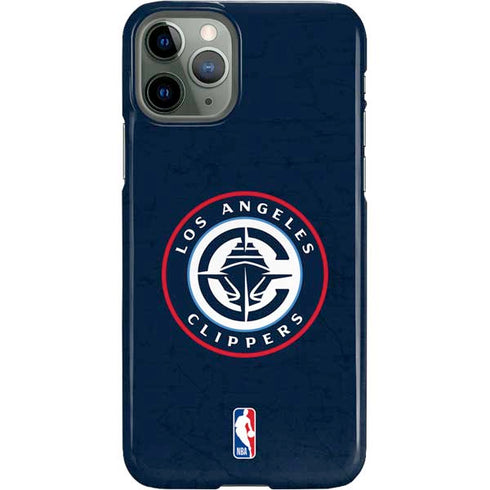 NBA Los Angeles Clippers Distressed Blue iPhone 11 Pro Lite Case