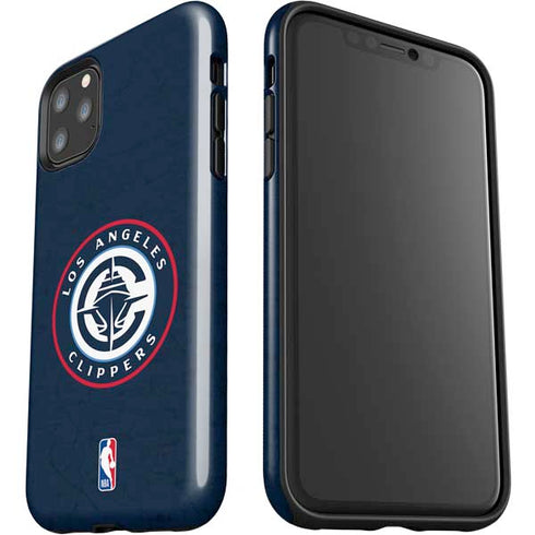 NBA Los Angeles Clippers Distressed Blue iPhone 11 Pro Max Impact Case