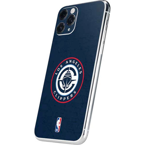 NBA Los Angeles Clippers Distressed Blue iPhone 11 Pro Skin