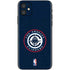 NBA Los Angeles Clippers Distressed Blue iPhone 11 Skin