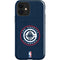 NBA Los Angeles Clippers Distressed Blue iPhone 12 Impact Case