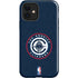 NBA Los Angeles Clippers Distressed Blue iPhone 12 Impact Case