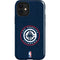 NBA Los Angeles Clippers Distressed Blue iPhone 12 Mini Impact Case