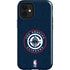 NBA Los Angeles Clippers Distressed Blue iPhone 12 Mini Impact Case
