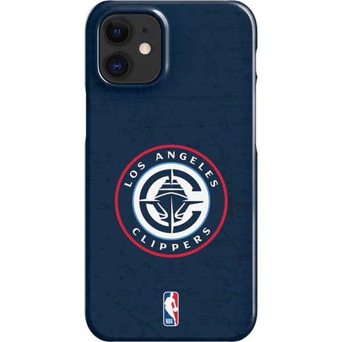 NBA Los Angeles Clippers Distressed Blue iPhone 12 Mini Lite Case