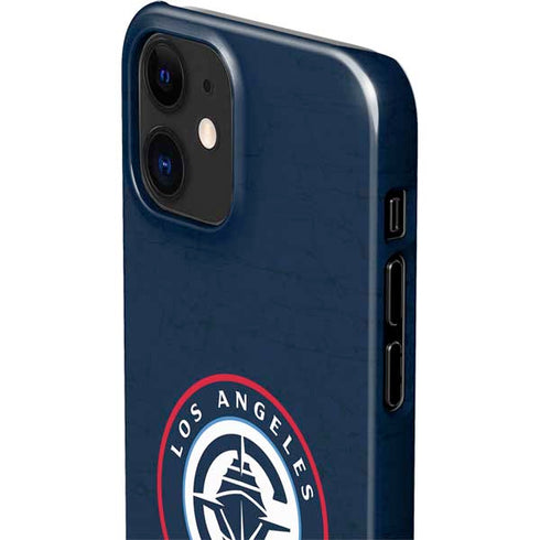 NBA Los Angeles Clippers Distressed Blue iPhone 12 Mini Lite Case