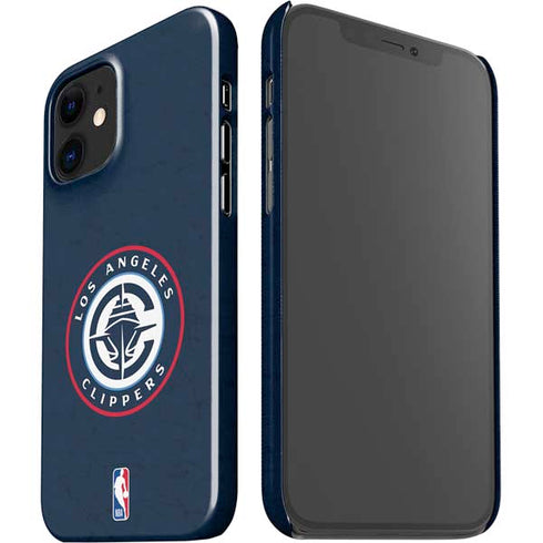 NBA Los Angeles Clippers Distressed Blue iPhone 12 Mini Lite Case